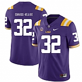 LSU Tigers 32 Clyde Edwards Helaire Purple Nike College Football Jersey Dzhi,baseball caps,new era cap wholesale,wholesale hats